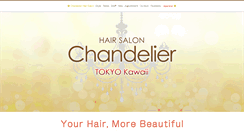 Desktop Screenshot of chandelier-hair.com