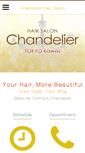 Mobile Screenshot of chandelier-hair.com